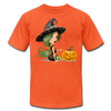 Halloween Witch Cartoon T-Shirt - orange