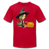 Halloween Witch Cartoon T-Shirt - red