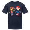 Hip Hop Cartoon Kids T-Shirt - navy
