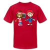 Hip Hop Cartoon Kids T-Shirt - red