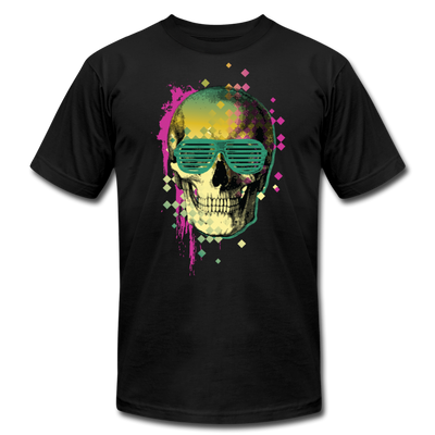 Skull Glasses T-Shirt - black