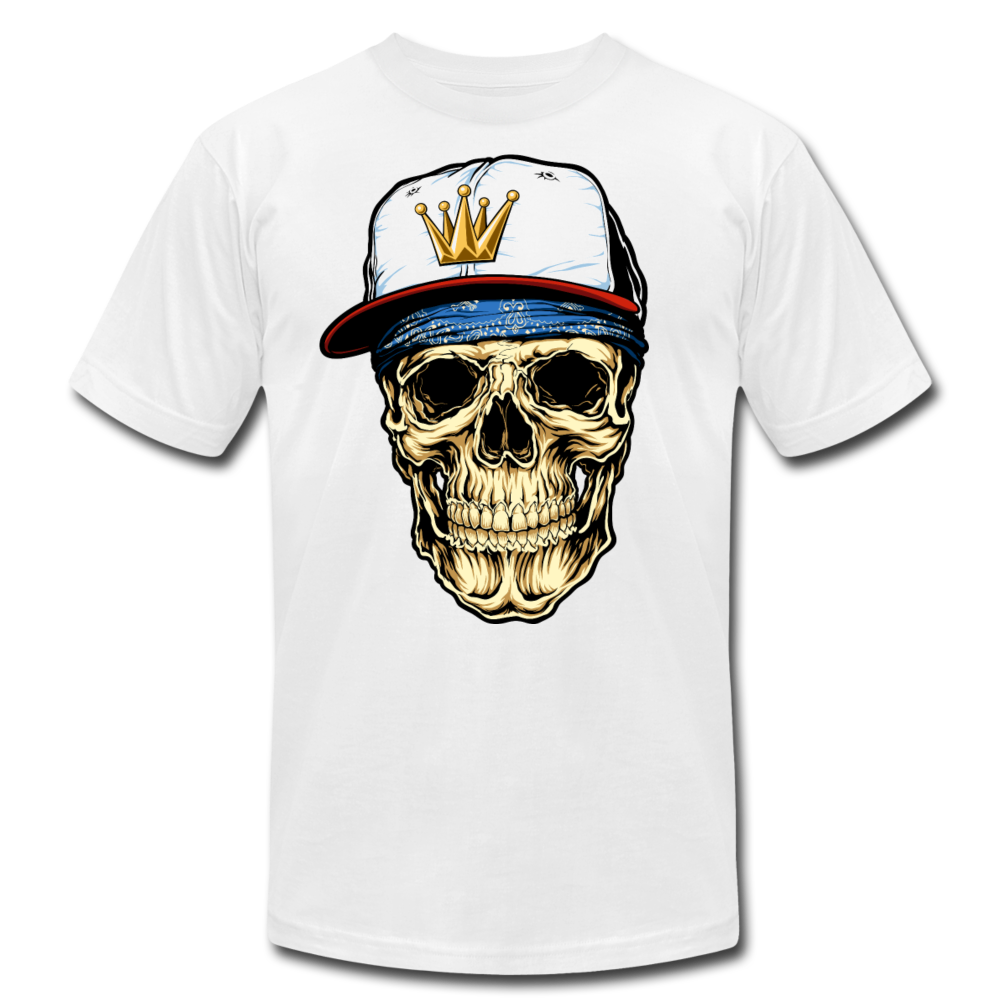 Hip Hop Skull T-Shirt - white