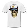 Hip Hop Skull T-Shirt - white