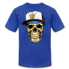 Hip Hop Skull T-Shirt - royal blue