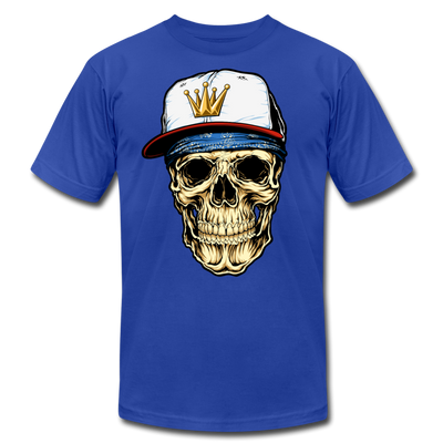 Hip Hop Skull T-Shirt - royal blue