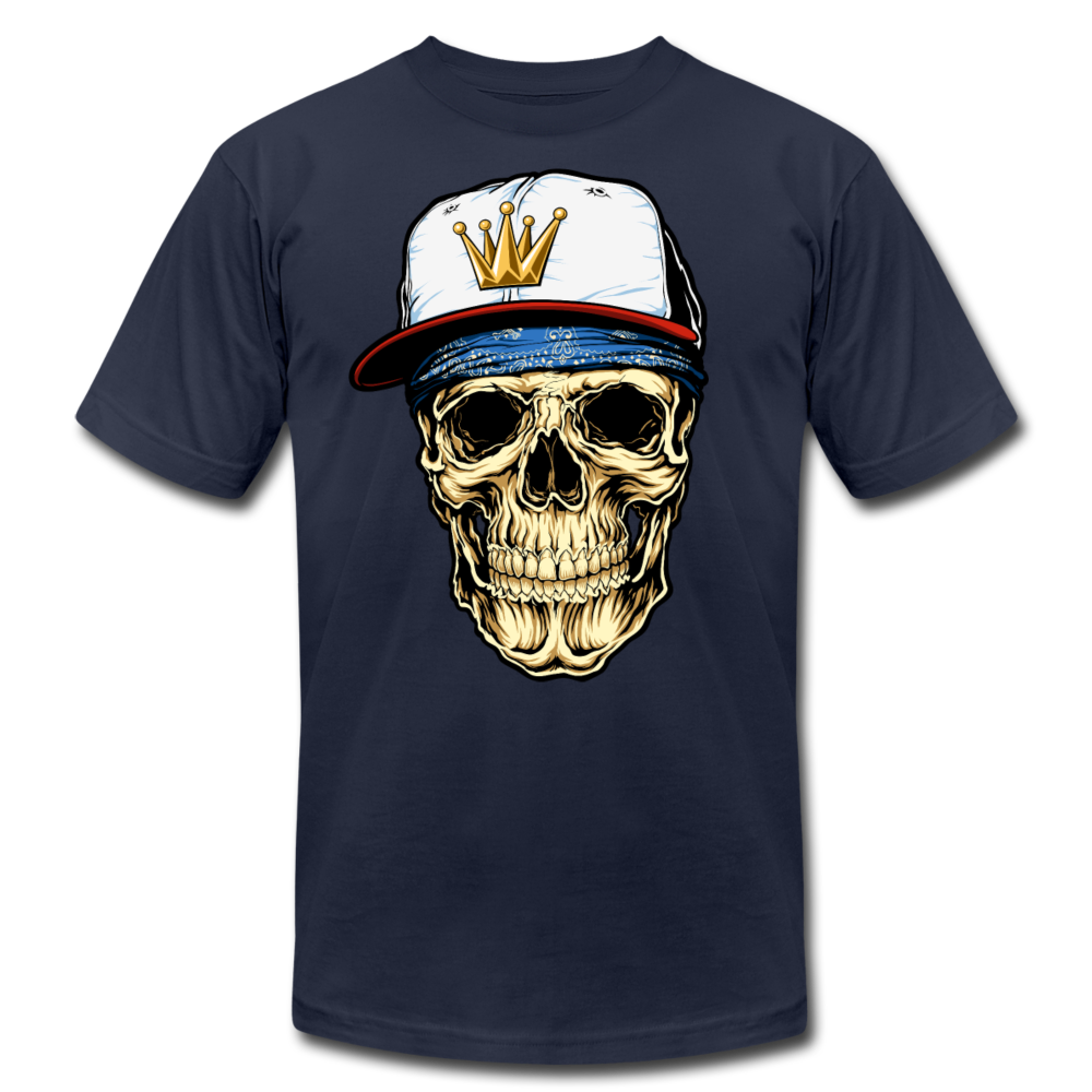 Hip Hop Skull T-Shirt - navy