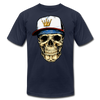 Hip Hop Skull T-Shirt - navy