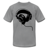 Black & White Headphones T-Shirt - slate