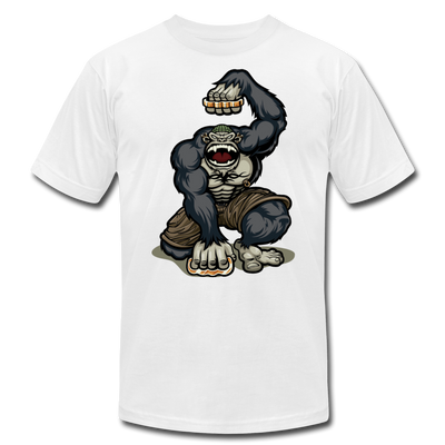 Gorilla Brass Knuckles T-Shirt - white