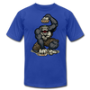 Gorilla Brass Knuckles T-Shirt - royal blue