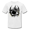 Abstract Turntable Wings T-Shirt - white