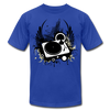Abstract Turntable Wings T-Shirt - royal blue