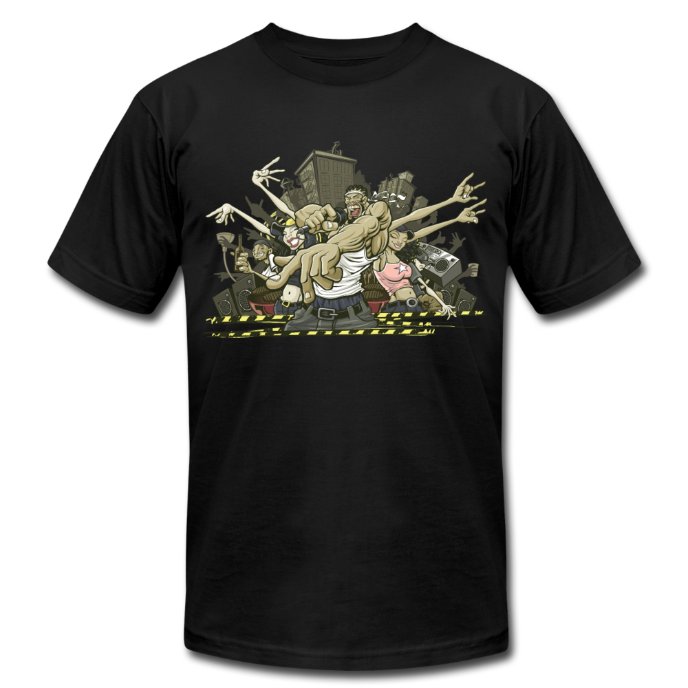 Party Cartoons T-Shirt - black