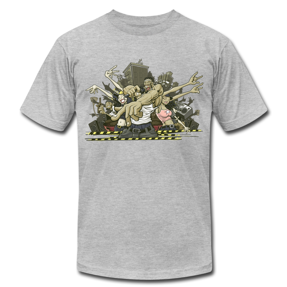 Party Cartoons T-Shirt - heather gray