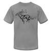 Running Horse Maori T-Shirt - slate