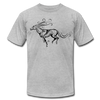 Running Horse Maori T-Shirt - heather gray