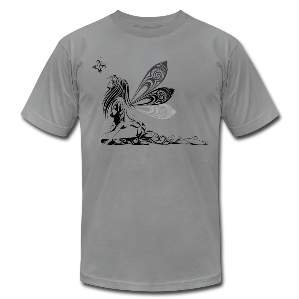 Fairy Butterfly Maori Tribal Girl T-Shirt - slate