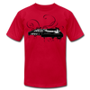 Black & White Turntable T-Shirt - red