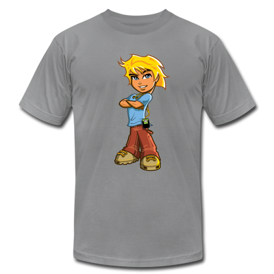 Cartoon Boy T-Shirt - slate