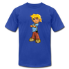 Cartoon Boy T-Shirt - royal blue