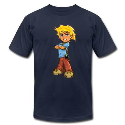 Cartoon Boy T-Shirt - navy