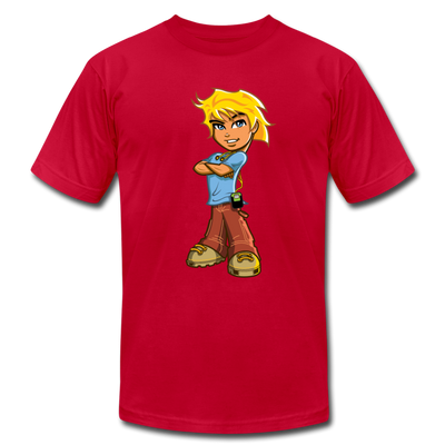 Cartoon Boy T-Shirt - red