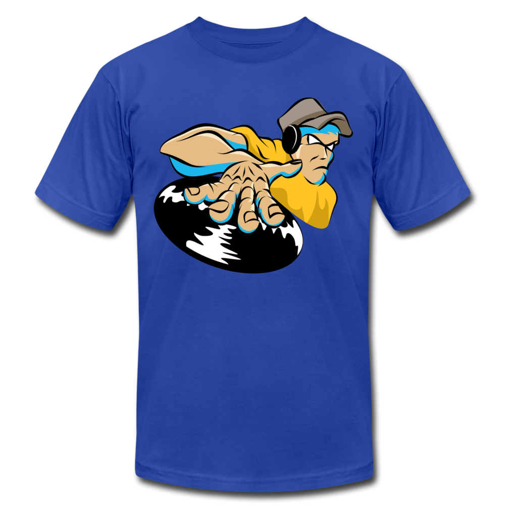 Hip Hop DJ Mixing T-Shirt - royal blue