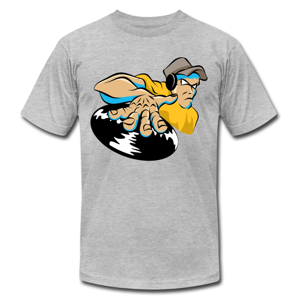 Hip Hop DJ Mixing T-Shirt - heather gray