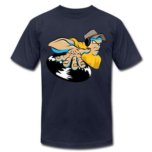Hip Hop DJ Mixing T-Shirt - navy