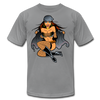 Hot Girl Cartoon T-Shirt - slate