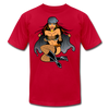 Hot Girl Cartoon T-Shirt - red