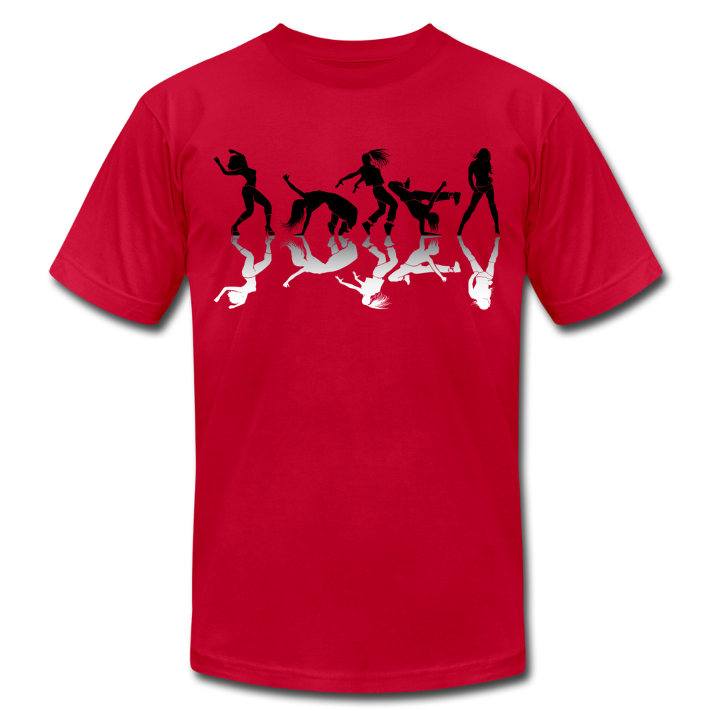 Dancing Silhouettes T-Shirt - red