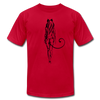 Tribal Maori Cat Girl T-Shirt - red