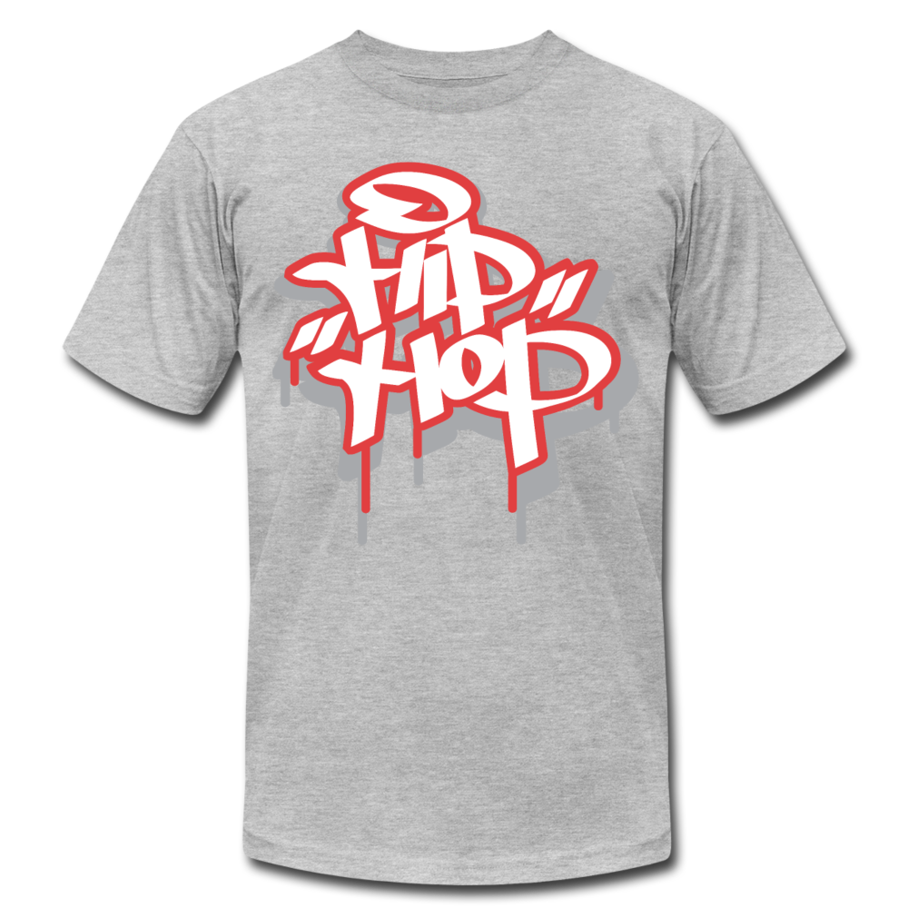 Hip Hop Graffiti T-Shirt - heather gray
