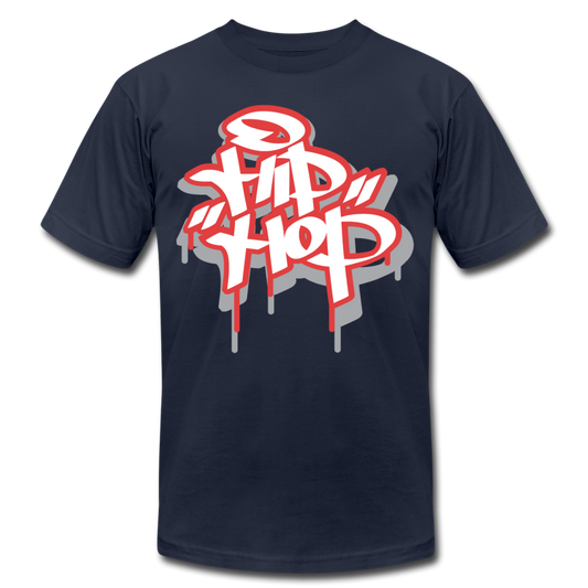 Hip Hop Graffiti T-Shirt - navy