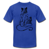 Maori Tribal Cat Woman T-Shirt - royal blue