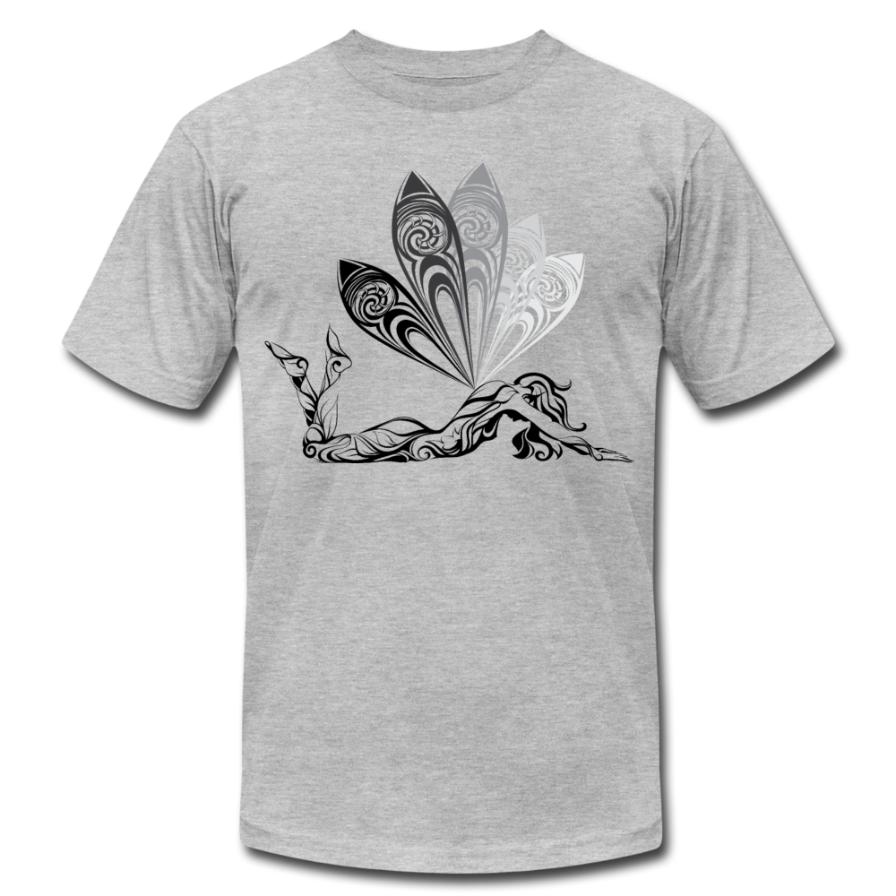 Tribal Maori Fairy Wings T-Shirt - heather gray