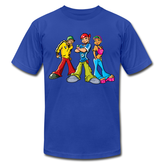 Hip Hop Cartoons T-Shirt - royal blue