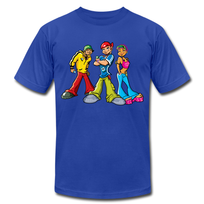 Hip Hop Cartoons T-Shirt - royal blue