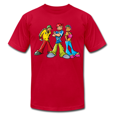 Hip Hop Cartoons T-Shirt - red