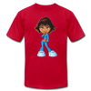 Cartoon Girl T-Shirt - red