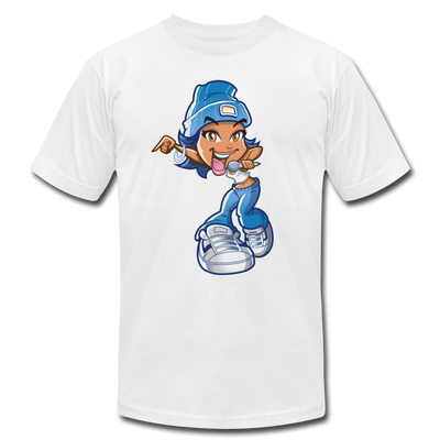 Cartoon Girl T-Shirt - white