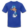 Cartoon Girl T-Shirt - royal blue