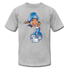 Cartoon Girl T-Shirt - heather gray