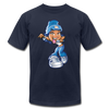 Cartoon Girl T-Shirt - navy