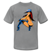 Hot Cartoon Girl T-Shirt - slate