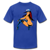 Hot Cartoon Girl T-Shirt - royal blue