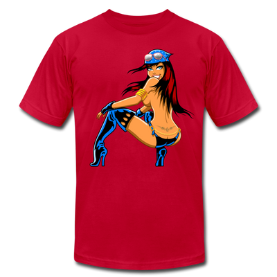 Hot Cartoon Girl T-Shirt - red