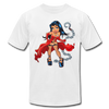 Cartoon Girl Chains T-Shirt - white