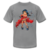 Cartoon Girl Chains T-Shirt - slate